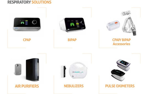 Respiratory Solutions range